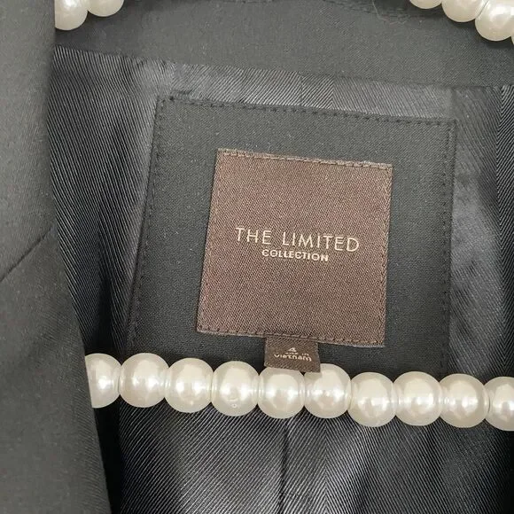 The Limited Collection Women’s Black Two Button Single Breasted Blazer Size 4 - Picture 6 of 11